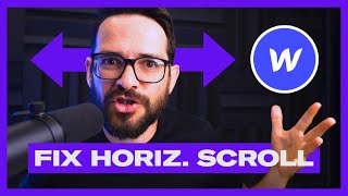 Fix Horizontal Scroll On Webflow [upl. by Evelina985]