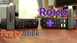 Amazon Fire TV Stick vs Roku Streaming Stick  Voice Remote TV Controls HD Streaming [upl. by Dylane]