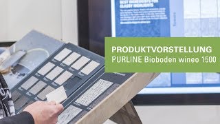 Produktvorstellung PURLINE Bioboden wineo 1500 mit ecuran [upl. by Eitsyrc]