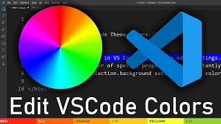 How To Change amp Edit Color Theme in Visual Studio Code [upl. by Weinman]