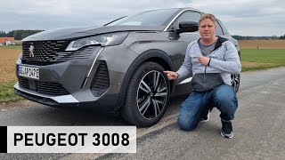 Der NEUE 2021 Peugeot 3008 Hybrid 4  Review Fahrbericht Test [upl. by Viviane]