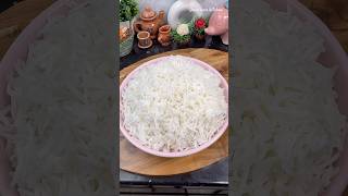 Restaurant Style Steamed Rice🍚steamedrice rice shorts cookinghacks kitchentips trending [upl. by Levesque453]