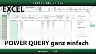 Excel Power Query ganz einfach [upl. by Talbott548]