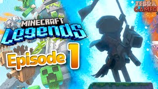 Minecraft Legends Gameplay Walkthrough Part 1  The Piglins Attack Saving the Overworld [upl. by Farhi]