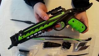 Horizone 80lb Redback Pistol Crossbow Unboxing [upl. by Zoarah317]