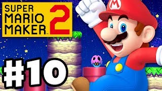 Super Mario Maker 2  Gameplay Walkthrough Part 10  Dodging Rotten Mushrooms Nintendo Switch [upl. by Dremann]