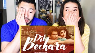 DIL BECHARA  Sushant Singh Rajput  Sanjana Sanghi  Mukesh Chhabra  AR Rahman  Trailer Reaction [upl. by Onimod]