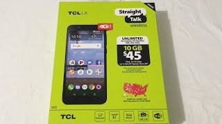 TCL LX Unboxing amp First Look Straight Talk [upl. by Zwiebel]