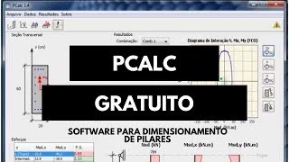 Pcalc Programa Gratuito para o dimensionamento de pilares [upl. by Poock]