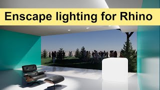 Enscape Lighting for Rhino [upl. by Handal793]