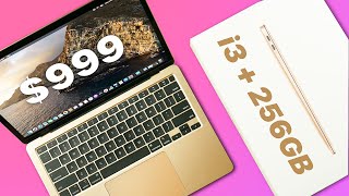 2020 MacBook Air i3  256GB  Unboxing  Impressions [upl. by Eimor]