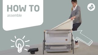 How to assemble the MaxiCosi Iora 2in1 bedside sleeper [upl. by Artemas]