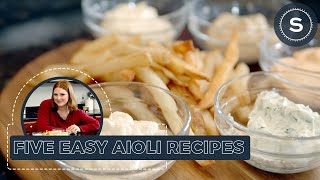 5 Simple Aioli Sauce Recipes [upl. by Valaree]