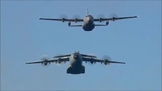 A400M Atlas and C130J30 Super Hercules [upl. by Spracklen]