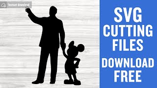 Walt Disney And Mickey Svg Free Cut File for Cricut [upl. by Kreitman541]