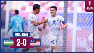 Full Match  AFC U23 Asian Cup Qatar 2024™  Group D  Uzbekistan vs Malaysia [upl. by Marfe]