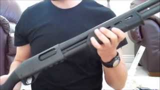 Remington 870 Magpul FurnitureMOE Forend Installation [upl. by Aikenahs852]