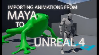 Importing Animations from Maya to Unreal [upl. by Wellington770]