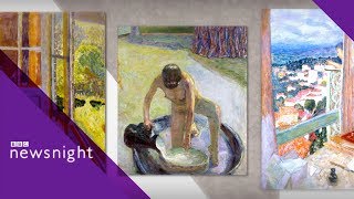 Pierre Bonnard the painter of happiness at Tate Modern  BBC Newsnight [upl. by Odnomyar]