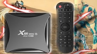 Tv Box X88 Mini Ultra HD Android 13 Box Show [upl. by Buatti]