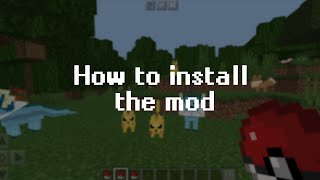 How to install a mod for minecraft on android [upl. by Bolling377]