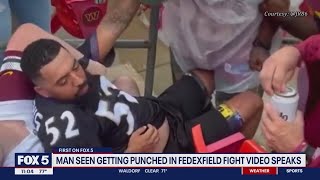 Ravens fan assaulted in viral FedEx Field brawl breaks silence [upl. by Lain656]