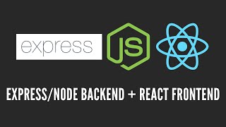 How to Create a ExpressNode  React Project  Node Backend  React Frontend [upl. by Edith]