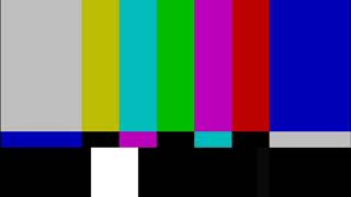 Color Bars test card screen with sine tone [upl. by Brose]