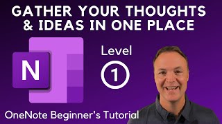 Microsoft OneNote for Windows 10 Tutorial  Beginners Level 1 [upl. by Nnylhsa1]