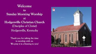 Sunday Morning Worship at Hodgenville Christian Church 121723 [upl. by May]