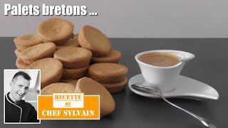 Palets bretons  Recette par Chef Sylvain [upl. by Aitnohs]