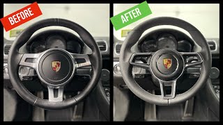 Porsche Steering Wheel Upgrade and Retrofit DIY [upl. by Aicert]