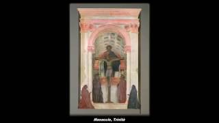 Masaccio  Trinità [upl. by Ymassej]