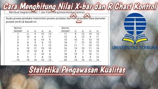 Cara Menghitung Nilai Xbar R Chart amp Peta Kendali Create Xbar and Rchart in Excel [upl. by Sundstrom19]