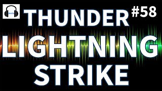 FREE Loud thunder lightning strike sound effect [upl. by Uphemia799]