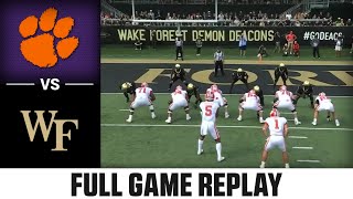 Wake Forest vs Clemson Mens Basketball Highlights 202122 [upl. by Dolloff200]