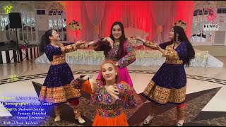 Afghan girls dance of Hewad Group in new song of Top Tajik singers Shabnam Surayo Farzona amp Qosimova [upl. by Isied]