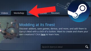 How To Access Workshop On Steam tutorial [upl. by Iznil]