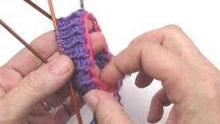 Socken stricken  Sockenkurs 3  Italienischer Maschenanschlag mit Luftmaschenkette [upl. by Aoket]