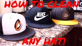 HOW TO CLEAN ANY HAT [upl. by Sitto786]