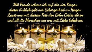 4 Advent zum quotVierten Adventquot  Gedicht von Nicole Sunitsch [upl. by Benita]