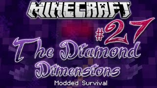 quotNETHER FORTRESSquot  Diamond Dimensions Modded Survival 27  Minecraft [upl. by Chatav]