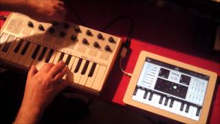 Setting Up Midi With Alchemy and Arturia MiniLab for iPad [upl. by Rod]