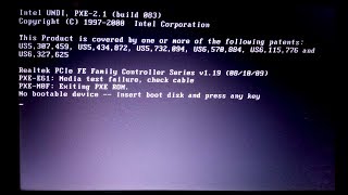 How to Fix Media Test Failure Check Cable No Bootable Device  100 Worked [upl. by Odracer]