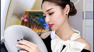 ASMR 4 Hours First Class Flight Attendant VIP Treatment [upl. by Eimma]