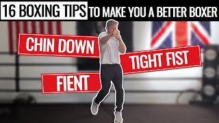 16 Boxing Tips  To Improve your Boxing Technique [upl. by Justen]