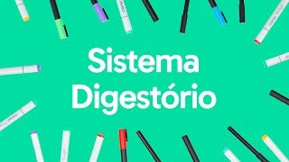 SISTEMA DIGESTÓRIO  BIOLOGIA  QUER QUE DESENHE [upl. by Ardien]