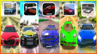 Top DAMAGE Test In 6 Open World Driving Games  Car Parking vs WDAMAGE vs MadOut2 vs Extreme vs DSS [upl. by Annoek]