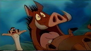 The Lion King Nala Waking Up Timon amp Pumbaa 1994 VHS Capture [upl. by Nairot442]