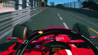 Monaco Hotlap Ferrari SF24  110230 [upl. by Nwonknu784]